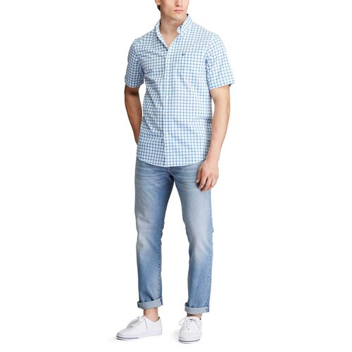 Camisa Easy Care Azul Chaps para Caballero