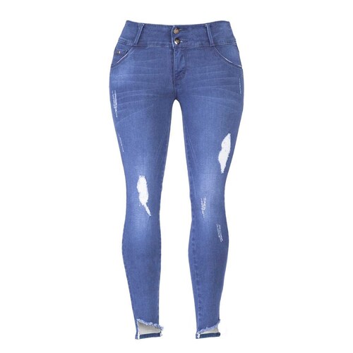 Jeans Tobillero con 2 Botones Cicl&oacute;n Jeans