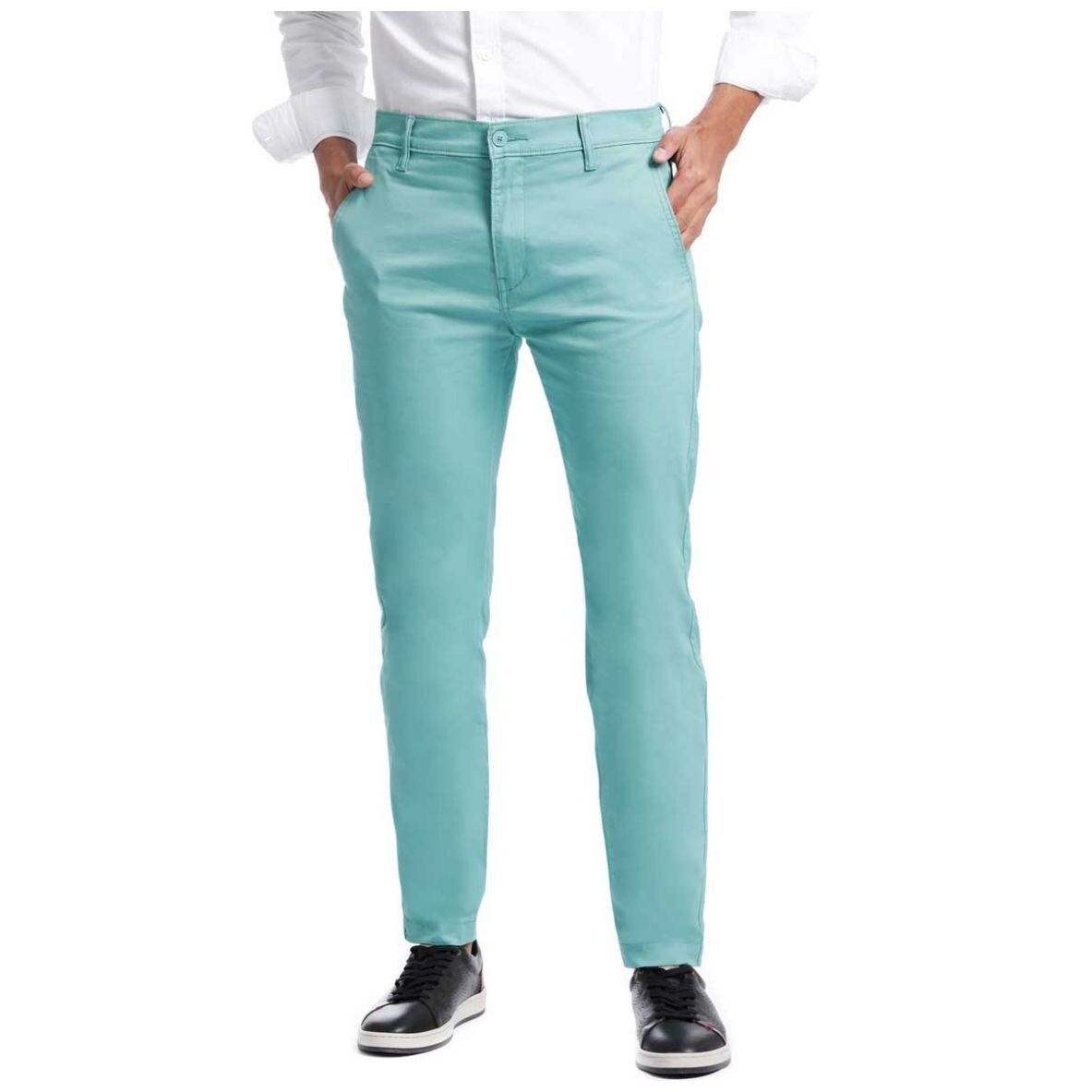pantalon chino azul