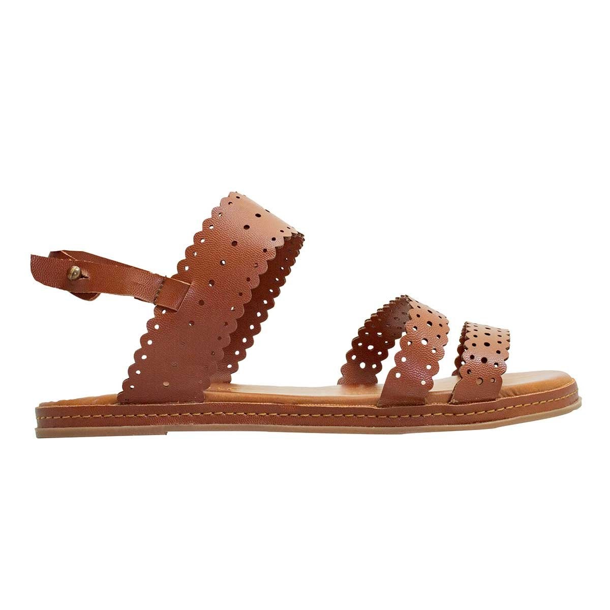 Sandalia Café Tiras con Pulsera Aeropostale