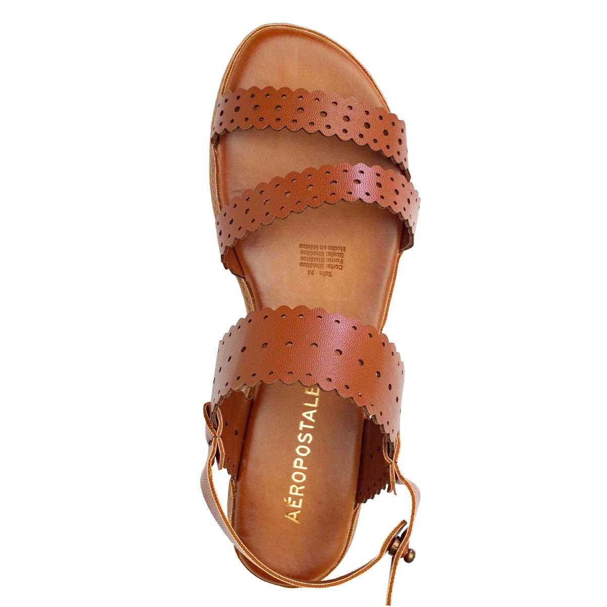 Sandalia Café Tiras con Pulsera Aeropostale
