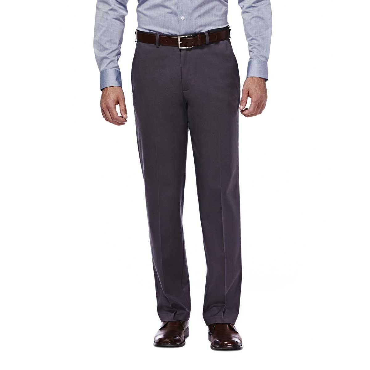 Pantalón Gris Obscuro Classic Fit para Caballero Haggar