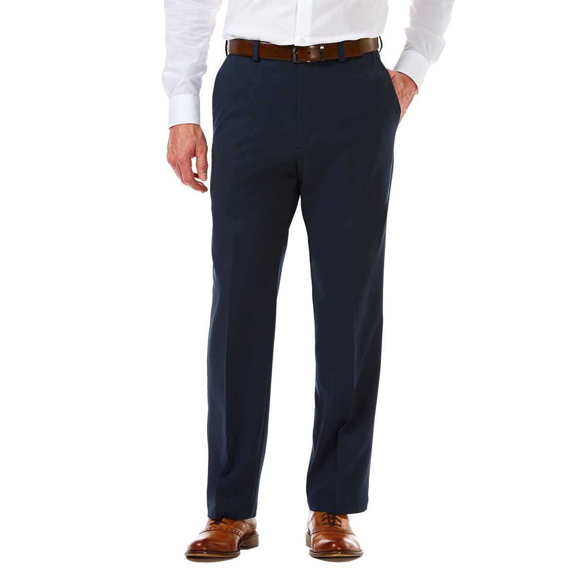 Pantalón Azul Obscuro para Caballero Pro Classic Fit Haggar