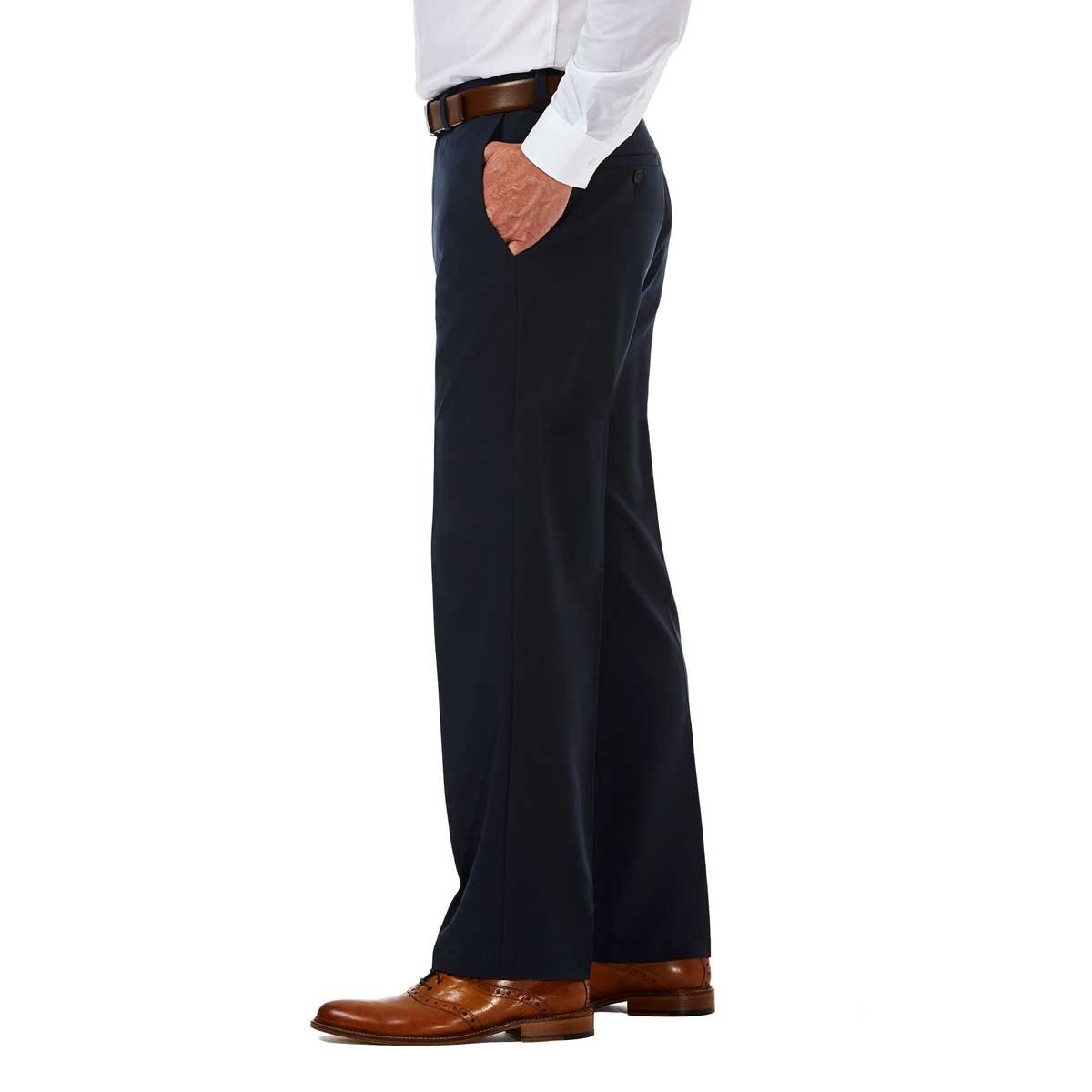 Pantalón Azul Obscuro para Caballero Pro Classic Fit Haggar