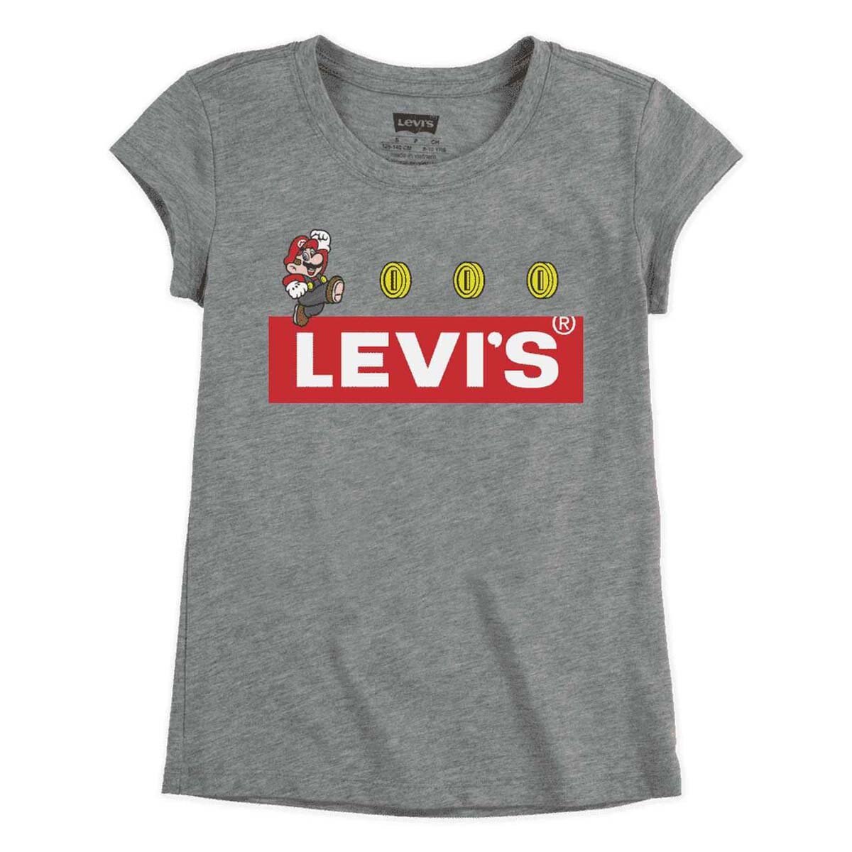 Playera Gris para Niña Nintendo Levi's