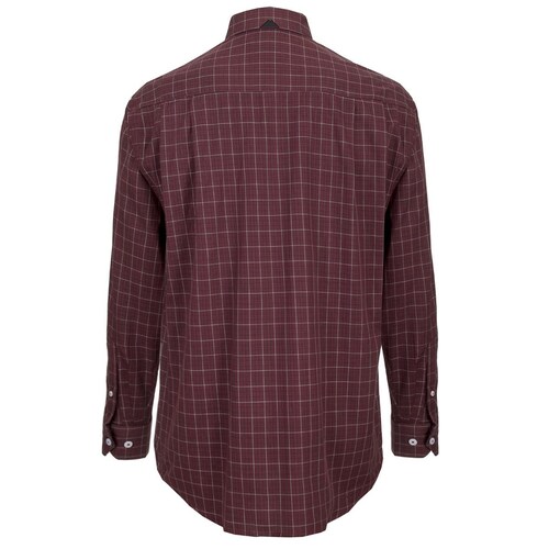 Camisa para Caballero Manga Larga Rojo Obscuro Cavalatti
