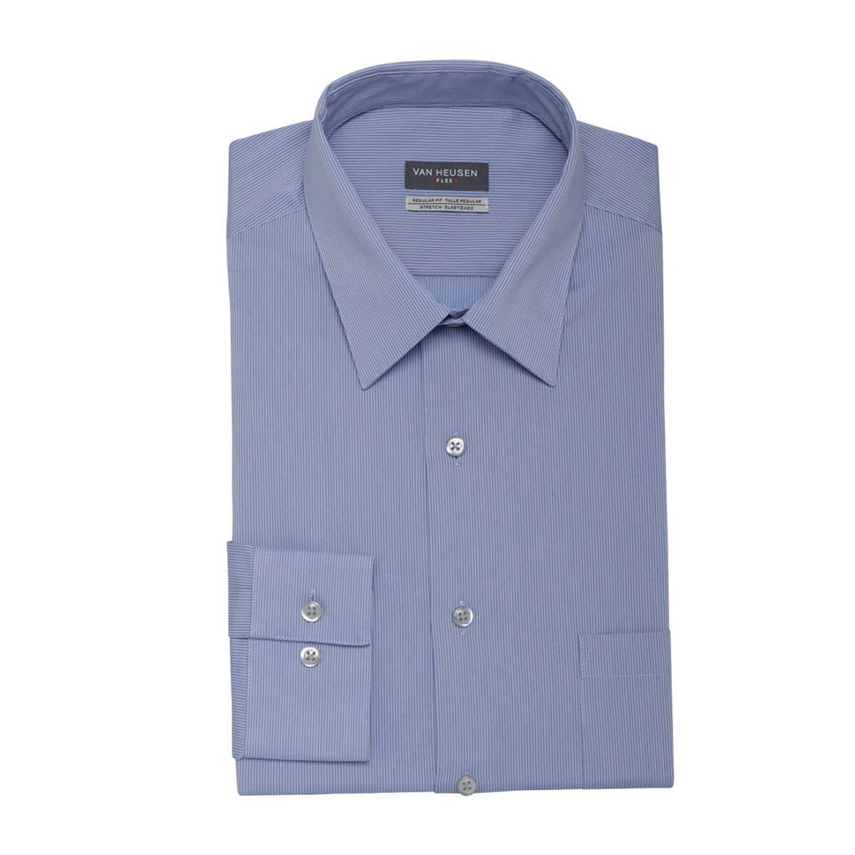 Camisa de Vestir para Caballero Van Heusen Regular Azul