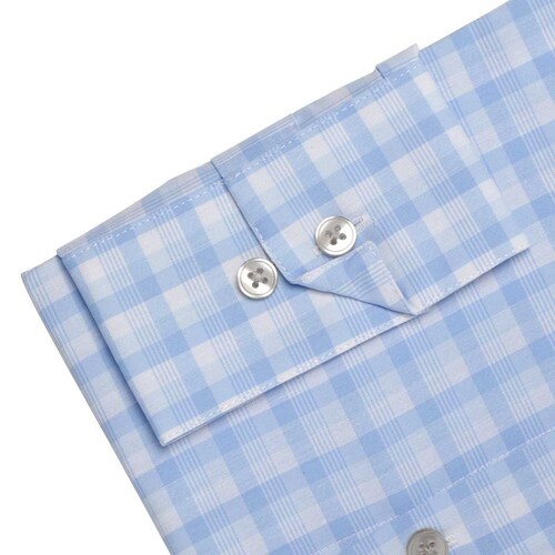 Camisa de Vestir para Hombre Van Heusen Slim Azul Combinado