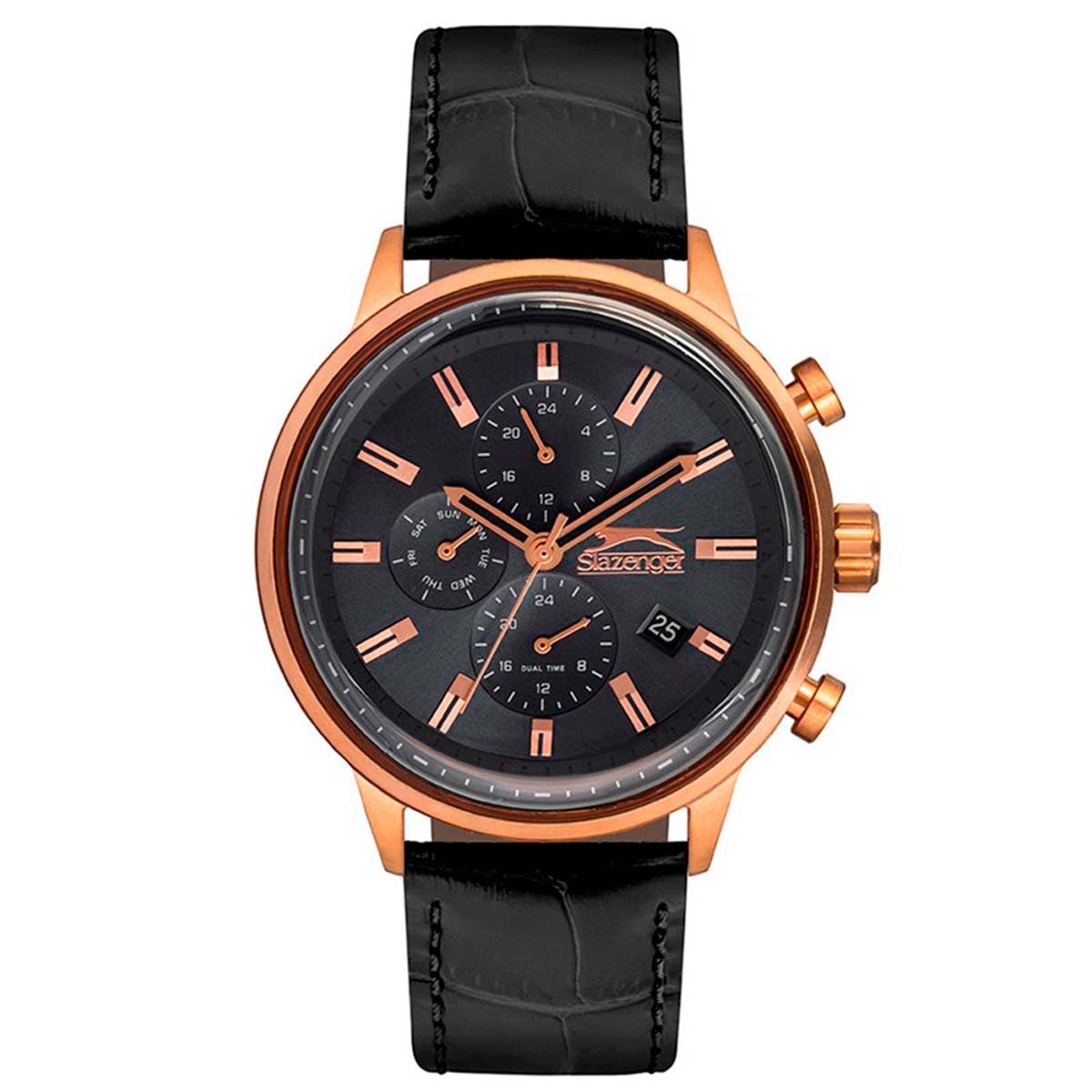 Reloj para Caballero Slazenger de Piel Negro