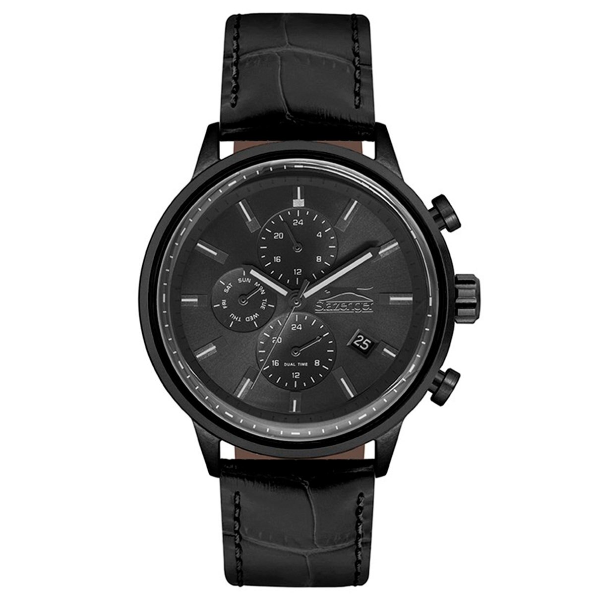 Reloj para Caballero Slazenger de Piel Negro