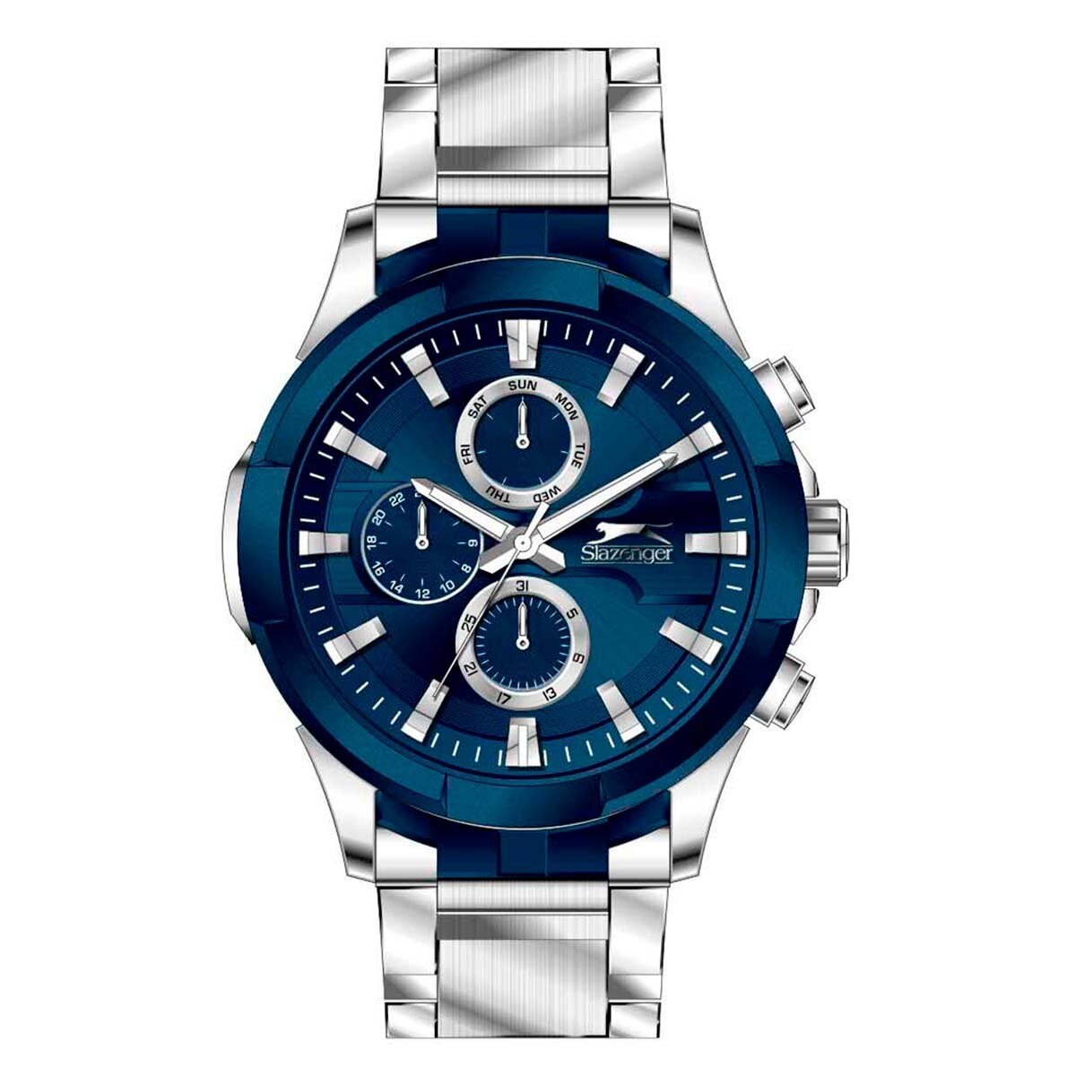 Reloj para Caballero Slazenger de Metal Plata