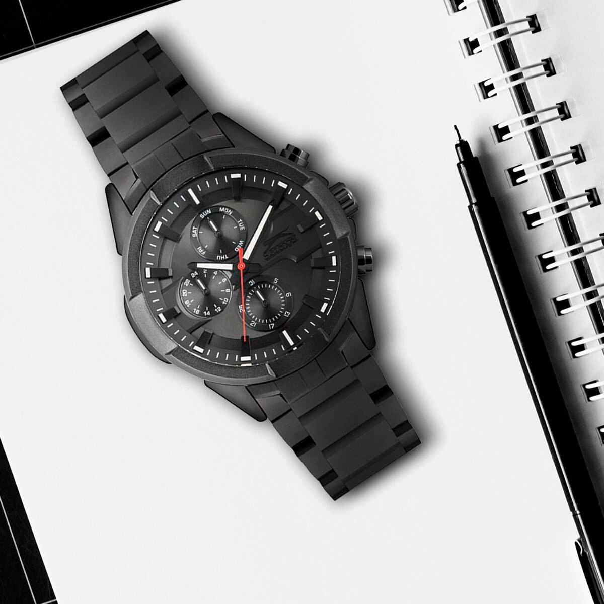 Reloj para Caballero Slazenger de Metal Plata