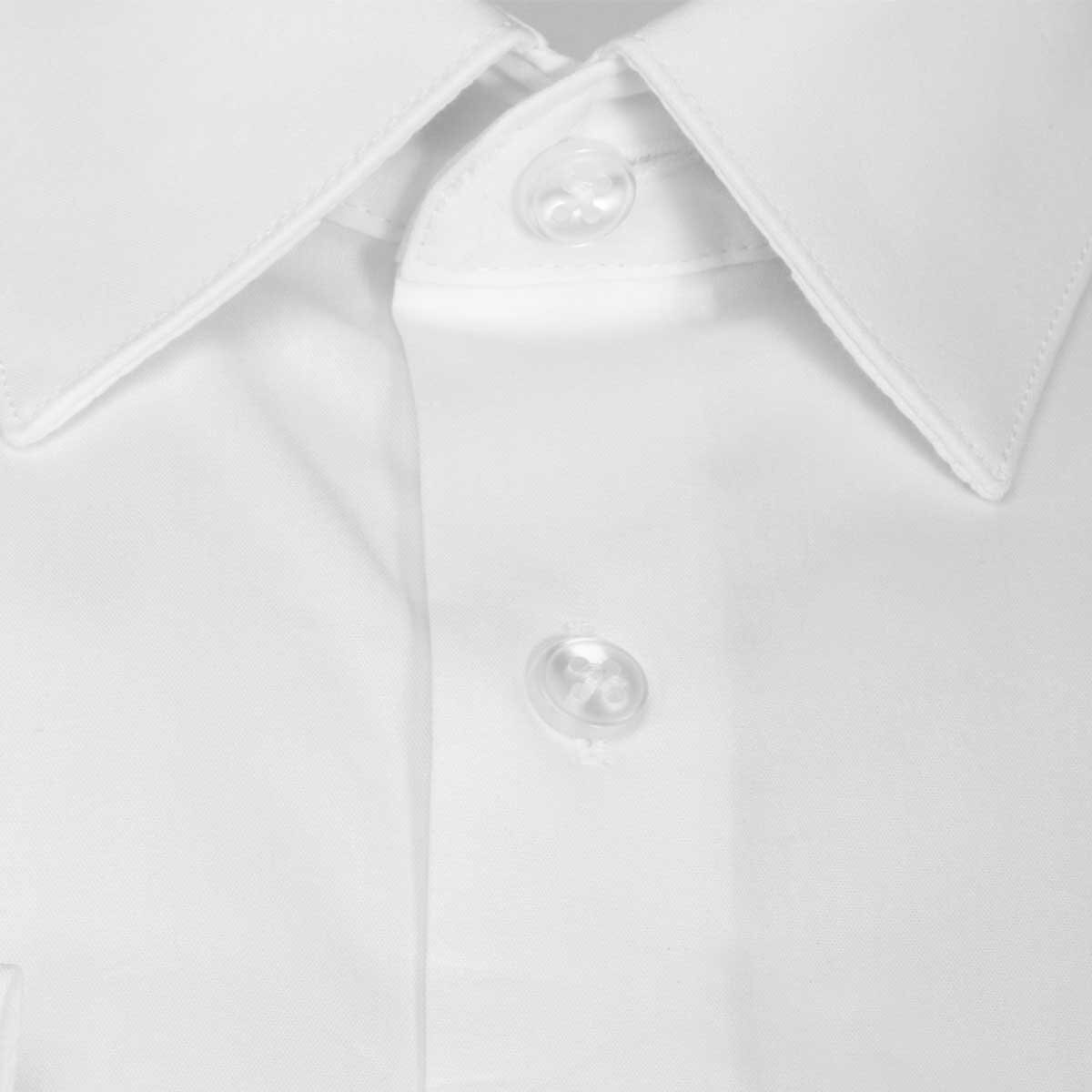 Camisa de Vestir Básica para Caballero Calvin Klein Stretch Blanca