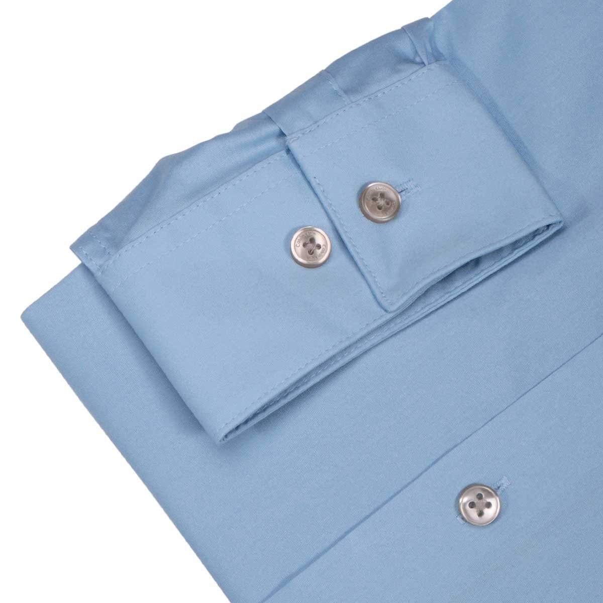 Camisa de Vestir Básica para Caballero Calvin Klein Stretch Azul Claro