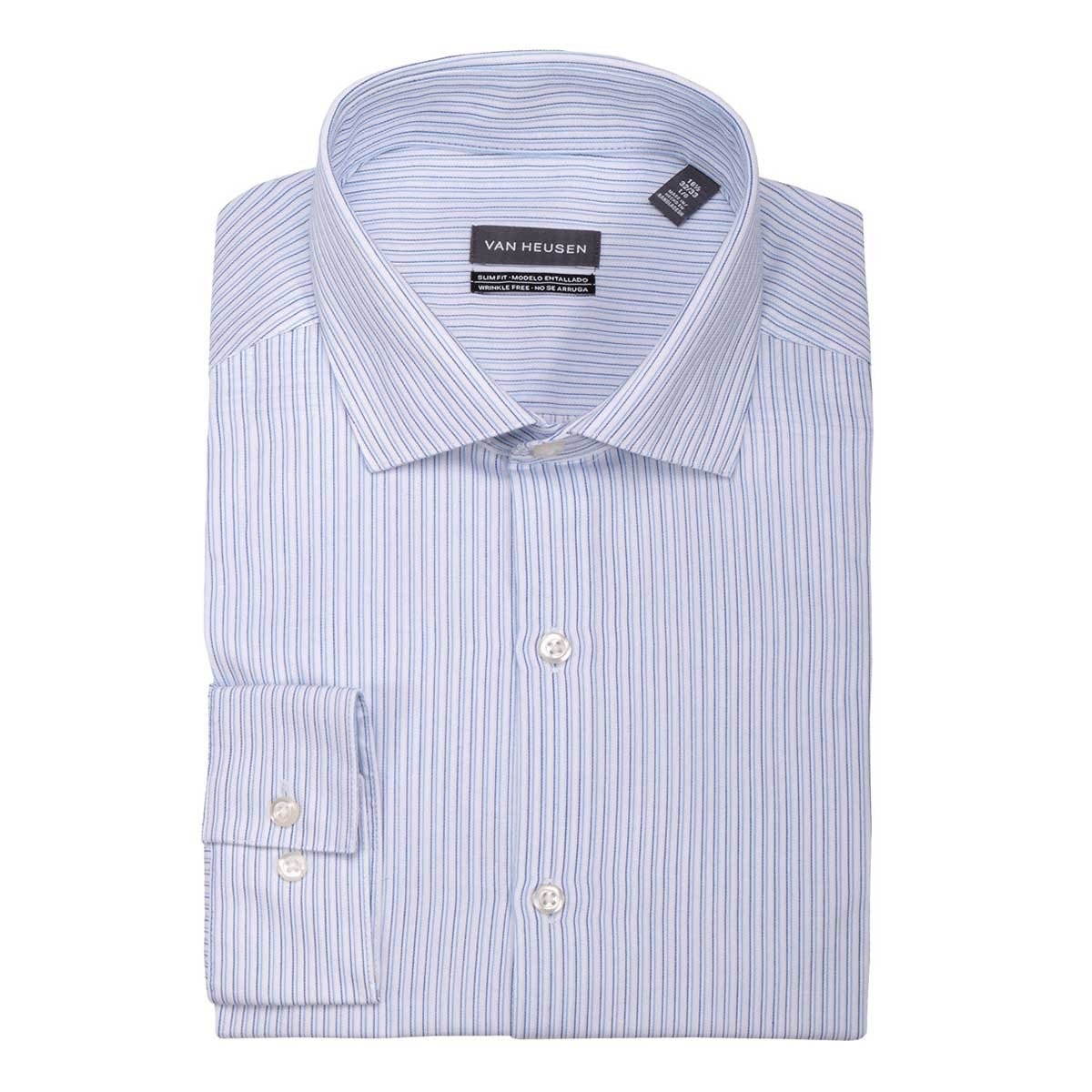 Camisa de Vestir para Caballero Van Heusen Blanco Combinado