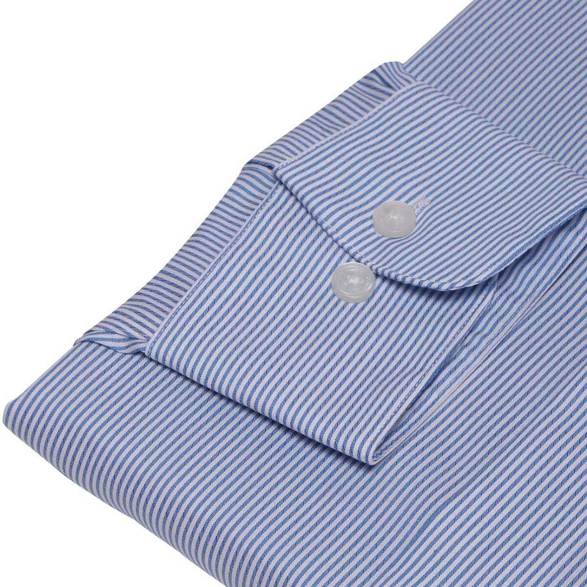 Camisa de Vestir para Caballero Calvin Klein Slim Fit Azul Combinado