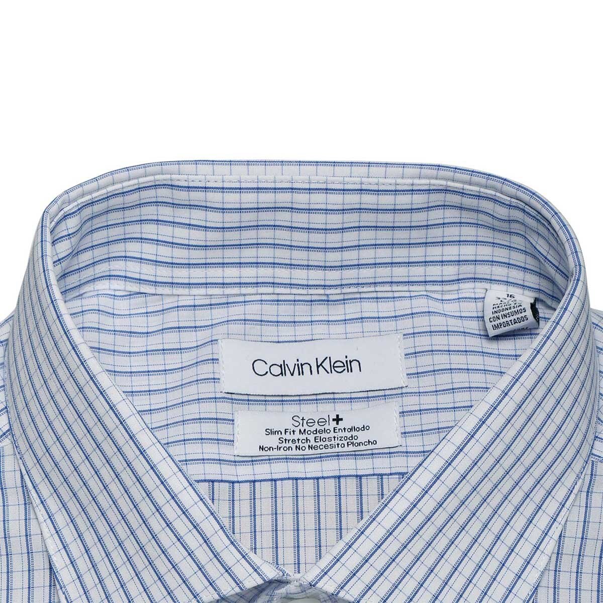 Camisa de Vestir para Caballero Calvin Klein Slim Fit Steel Azul Claro