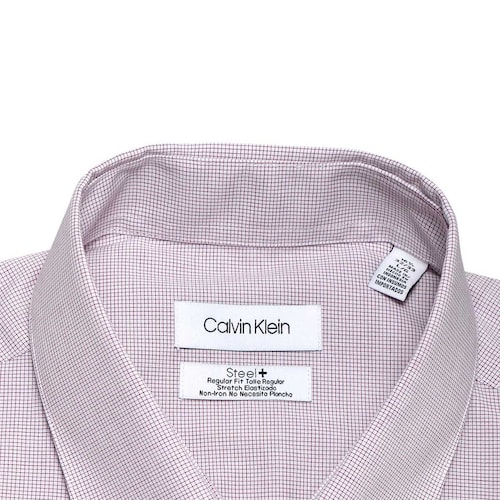 Camisa de Vestir para Caballero Calvin Klein Slim Fit Steel Morado Combinado