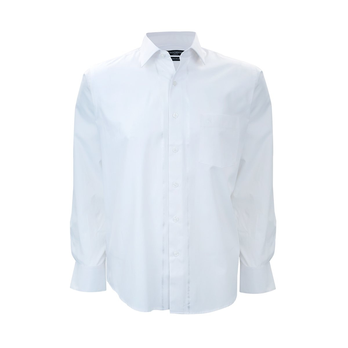 Camisa de Vestir Lisa Blanca para Caballero Manchester