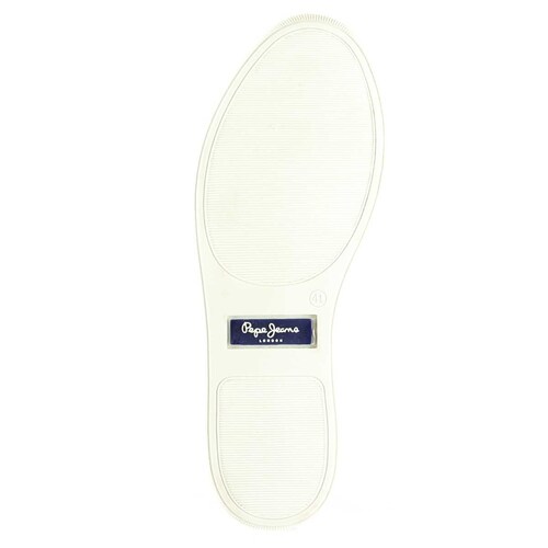 Tenis Tipo Mocasín Sintético para Caballero Pepe Jeans Blanco