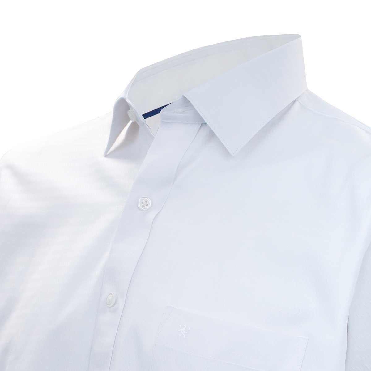 Camisa de Vestir Lisa Blanco para Caballero Manchester