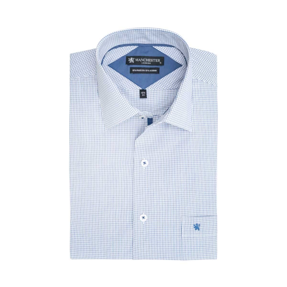 Camisa de Vestir a Cuadros para Caballero Manchester