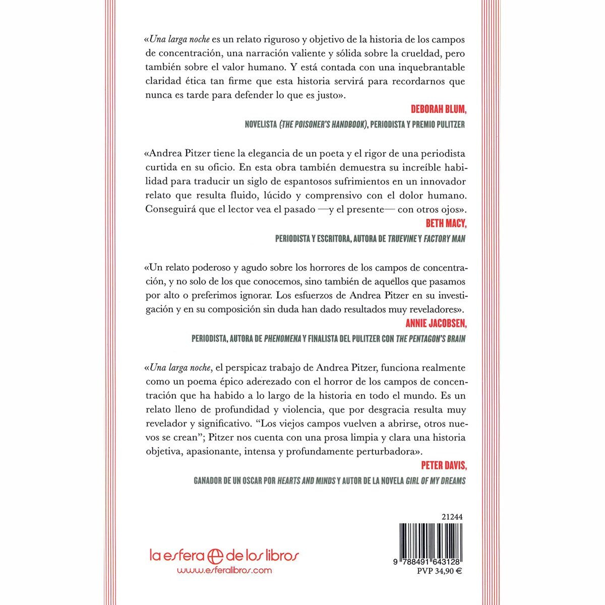 Una Larga Noche la Esfera de los Libros