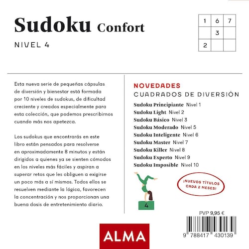 Sudoku Confort Nivel 4 Alma