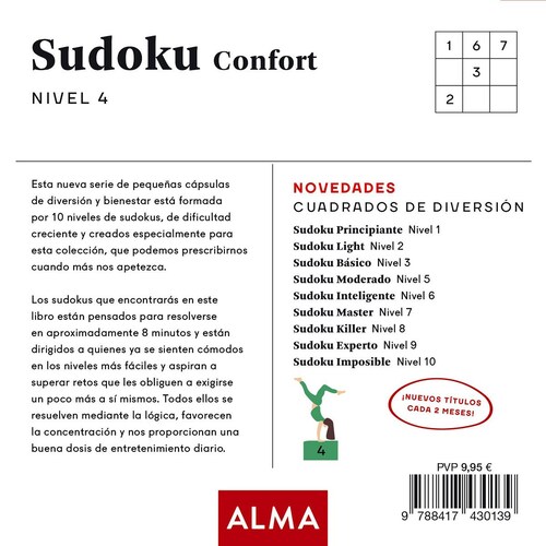 Sudoku Confort Nivel 4 Alma