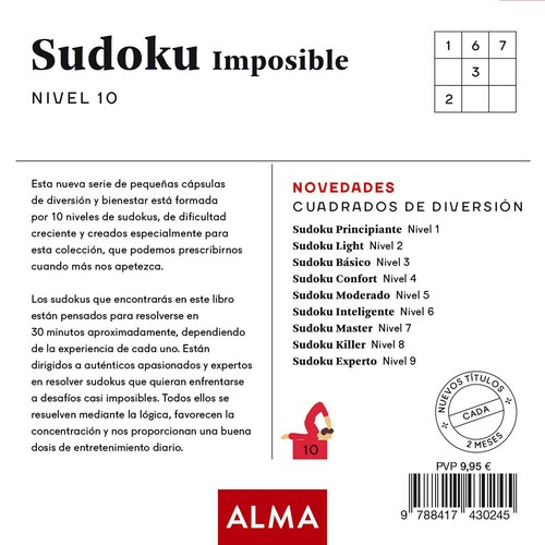 Sudoku Imposible. Nivel 10 Alma