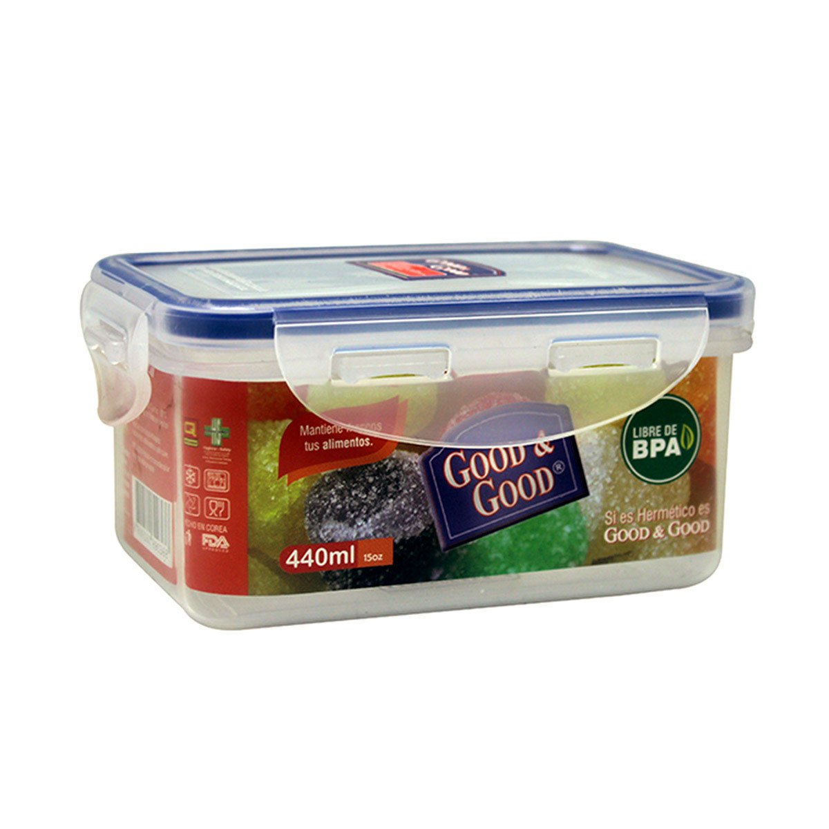 Hermético Rectangular 440 Ml Good & Good