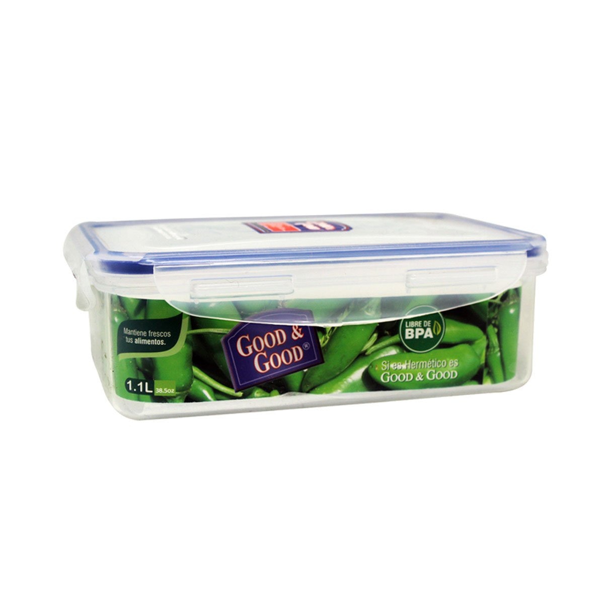 Hermético Rectangular 1.1 L Good & Good