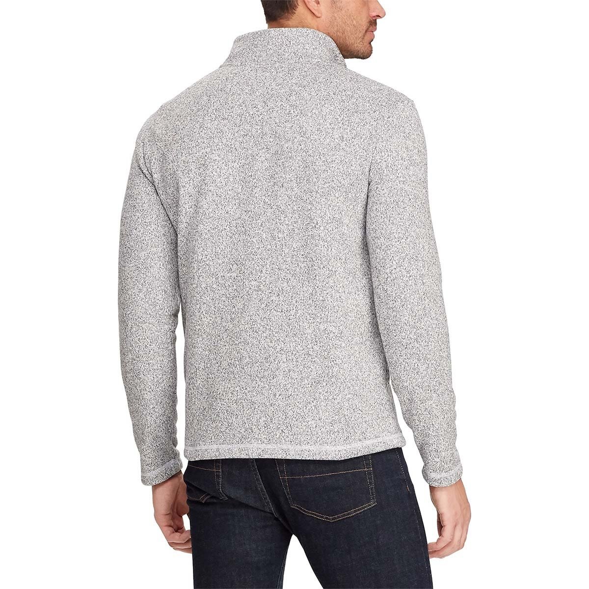 Suéter Regular Gris con Cierre para Caballero Chaps