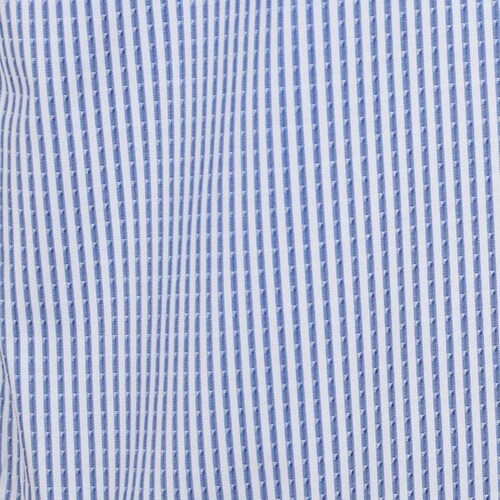 Camisa Manga Corta a Cuadros Azul para Caballero Bruno Magnani