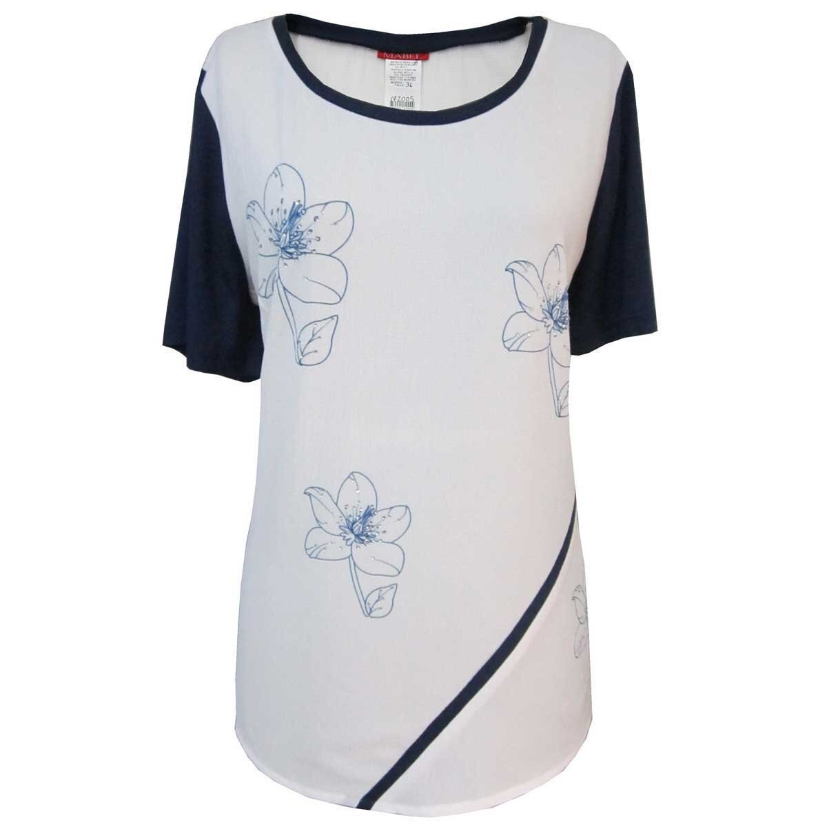 Blusa Combinada Manga Corta Mabel