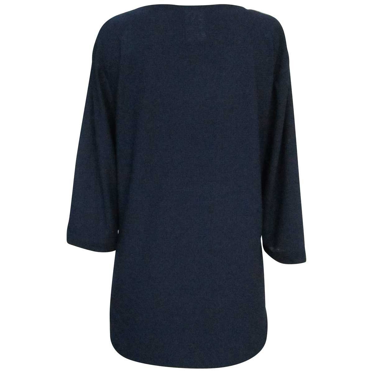 Blusa Lisa con Collar Mabel