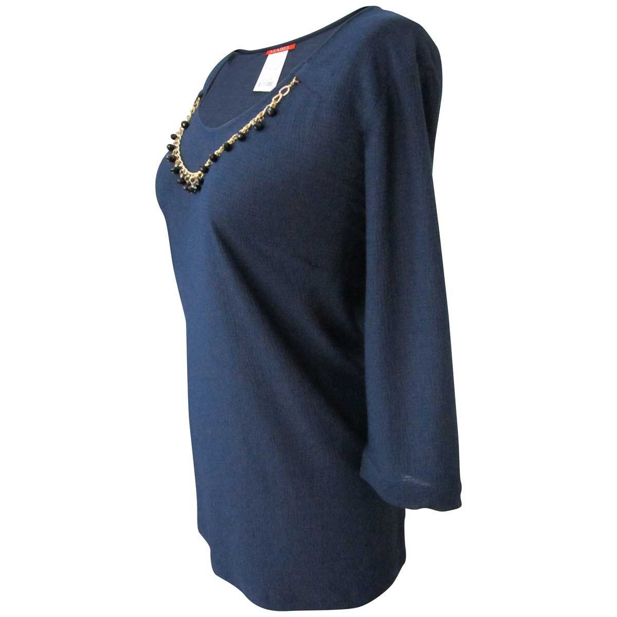 Blusa Lisa con Collar Mabel