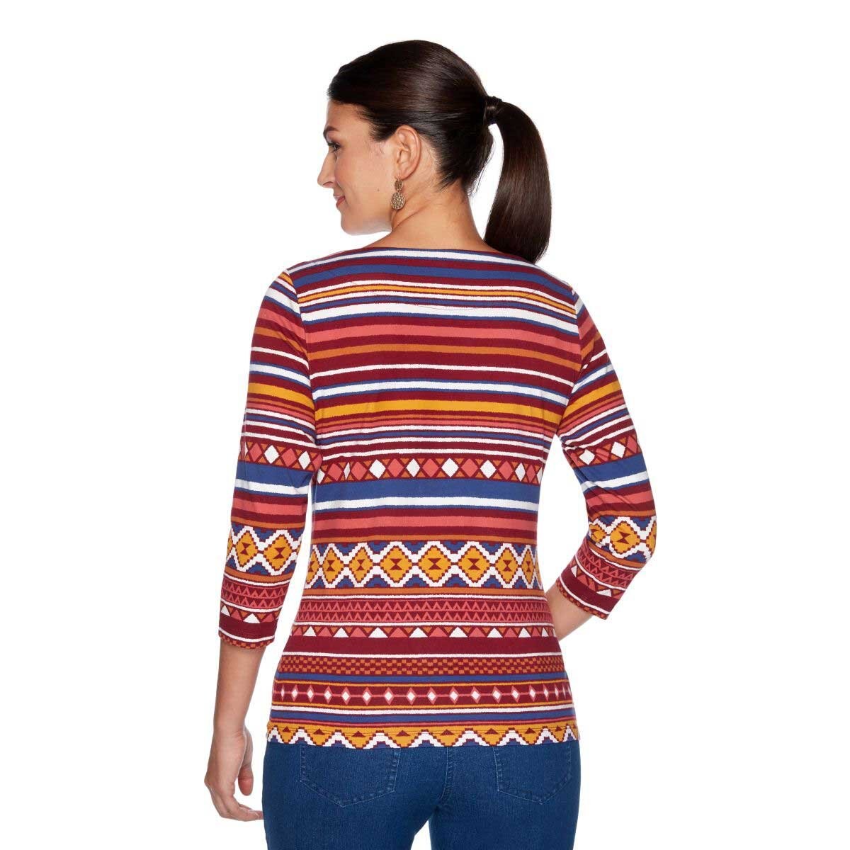 Blusa Estampada Ruby Rd para Dama