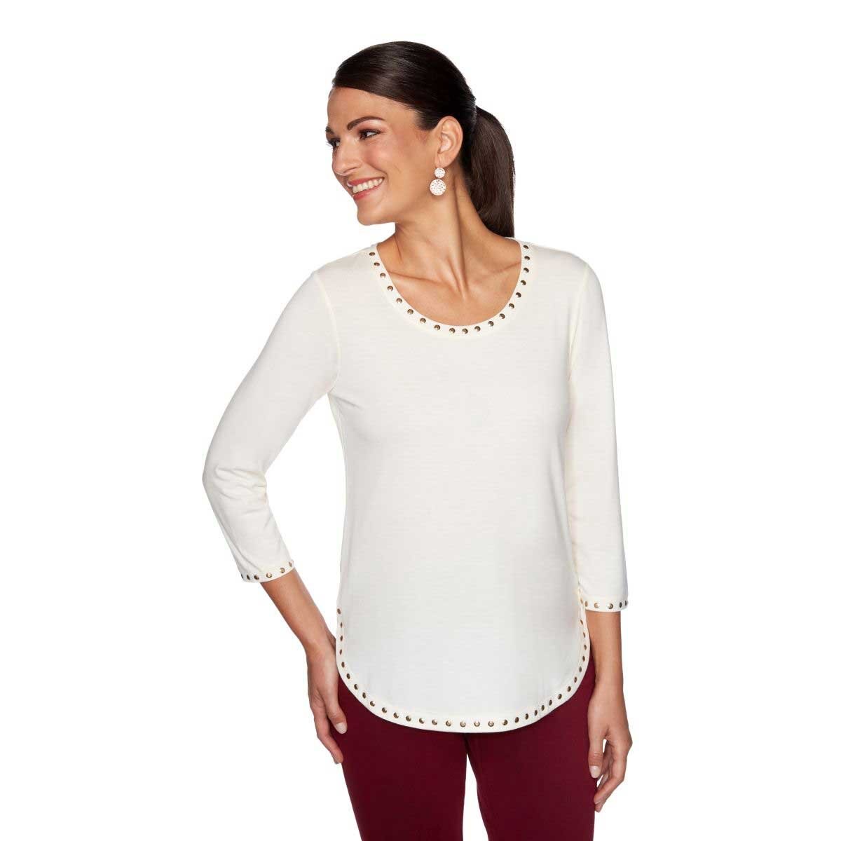 Blusa Estampada Ruby Rd para Dama