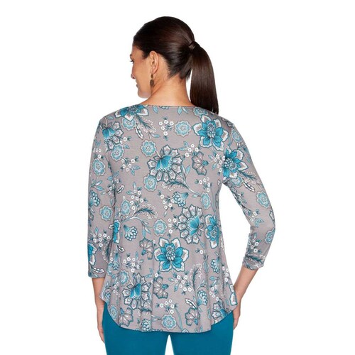 Blusa Estampada Ruby Rd para Dama