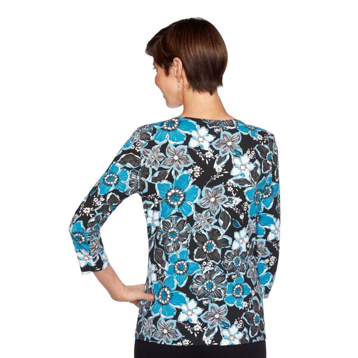 Blusa Estampada Ruby Rd para Dama