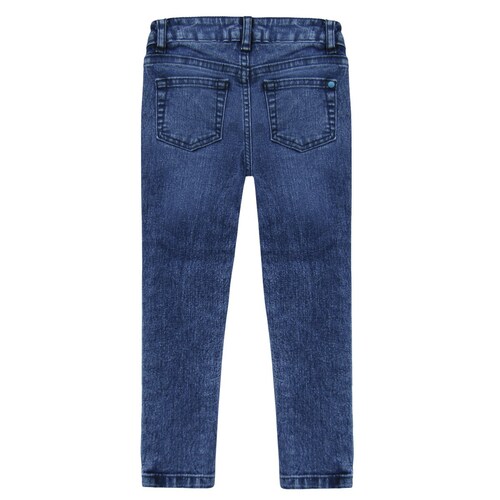Jeans Skinny con Bordado de Corazon para Niña 4Teen