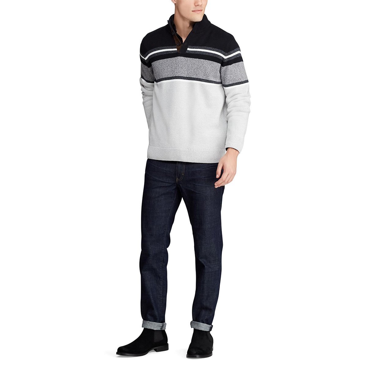 Suéter Regular Gris para Caballero Chaps