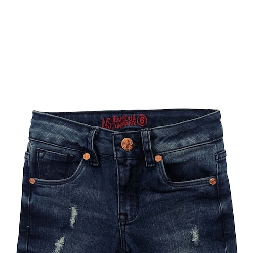 Jeans Skinny con Destruccion al Frente 4Teen para Niña