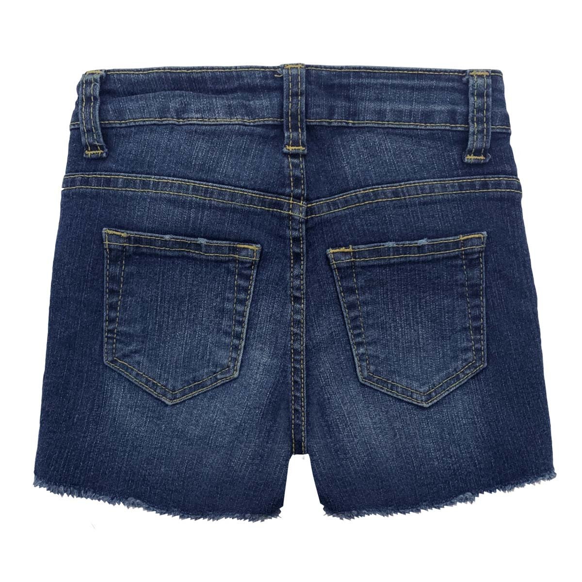 Short de Mezclilla con Deshilachado Polo Club para Niña