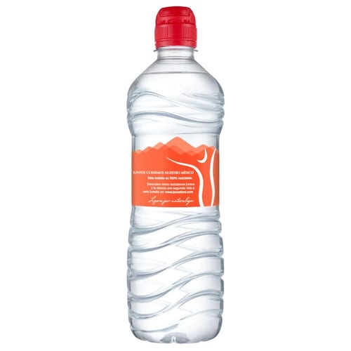 Agua Natural 750 Ml. con Chupón Bonafont