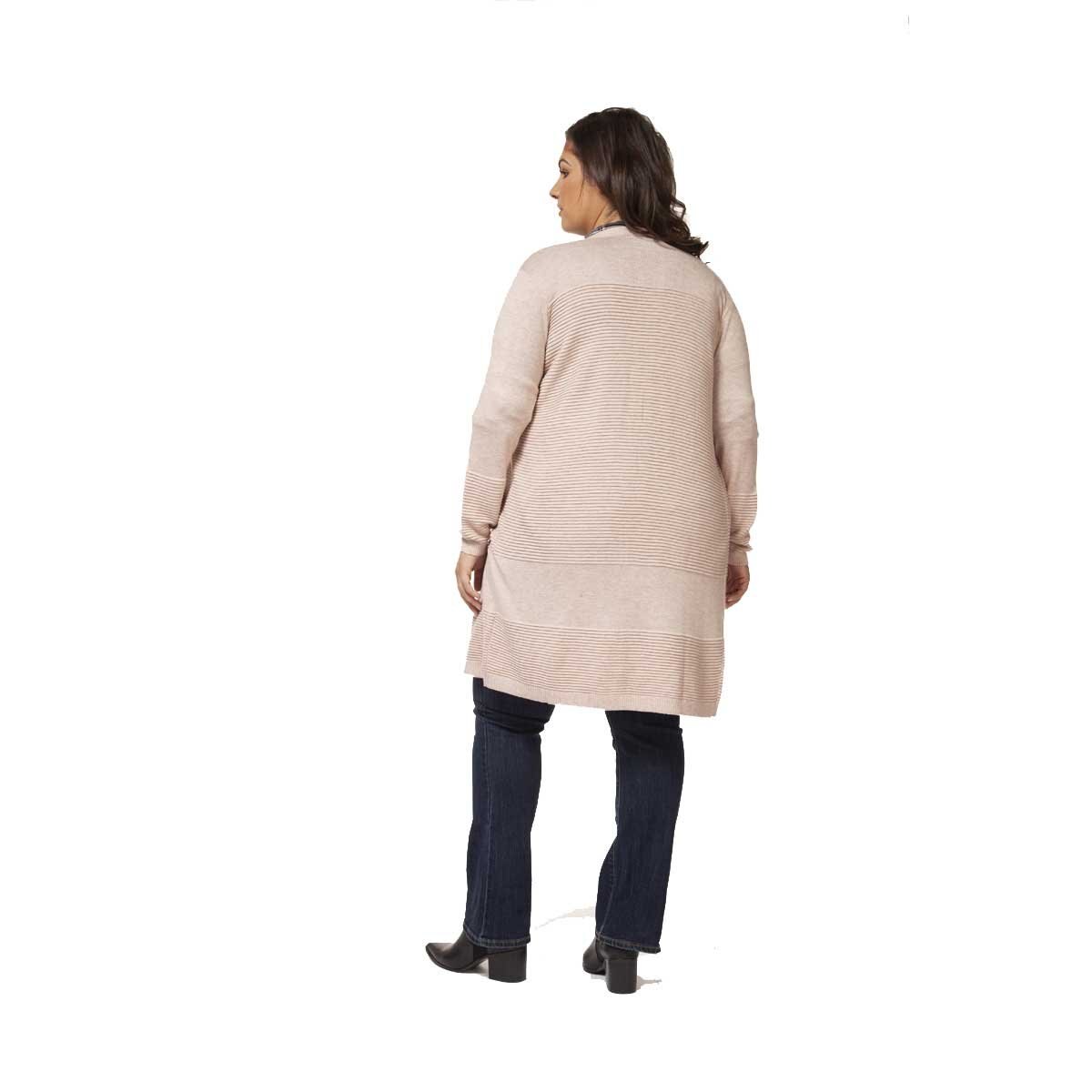 Cardigan Manga Larga Dex Plus