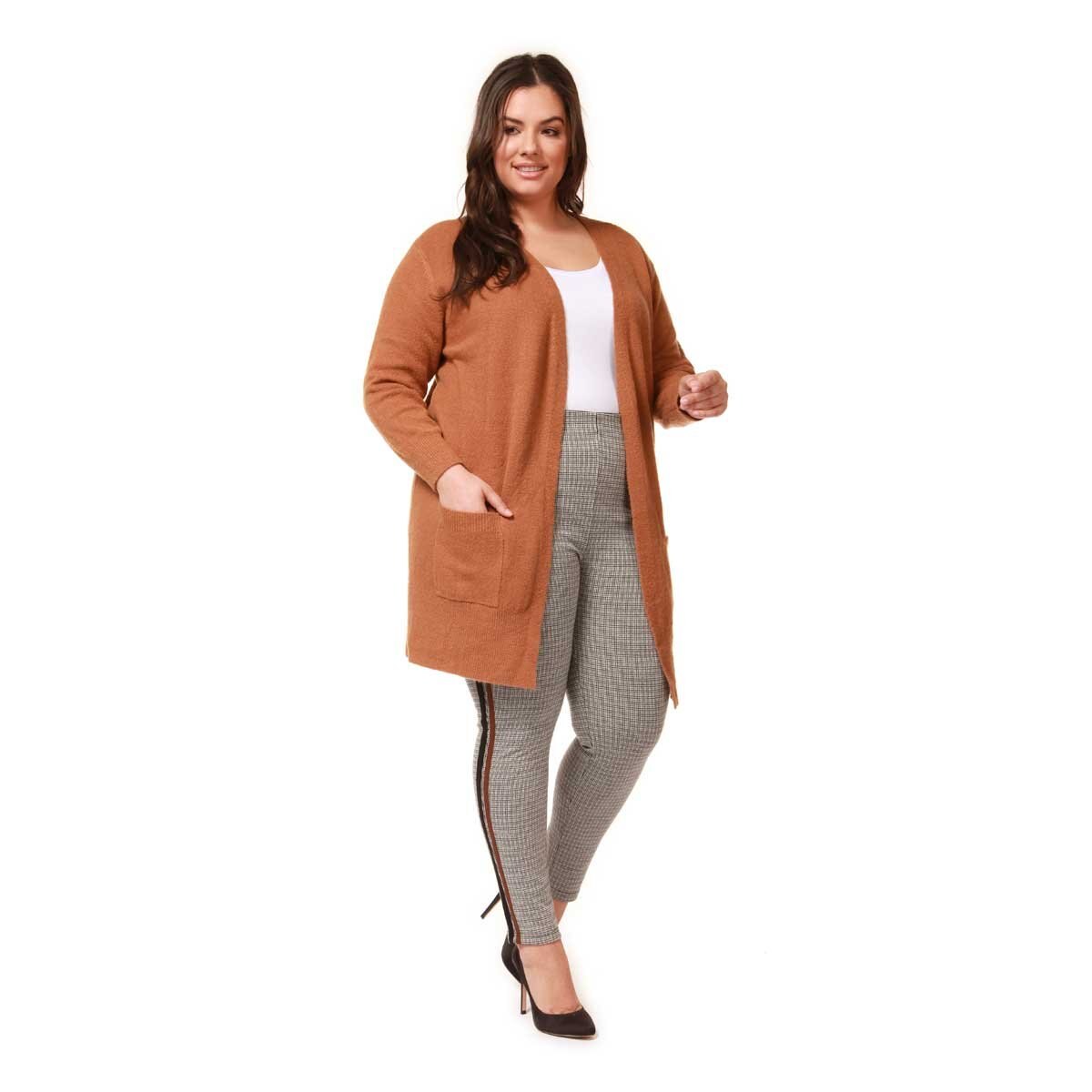 Cardigan Manga Larga Dex Plus