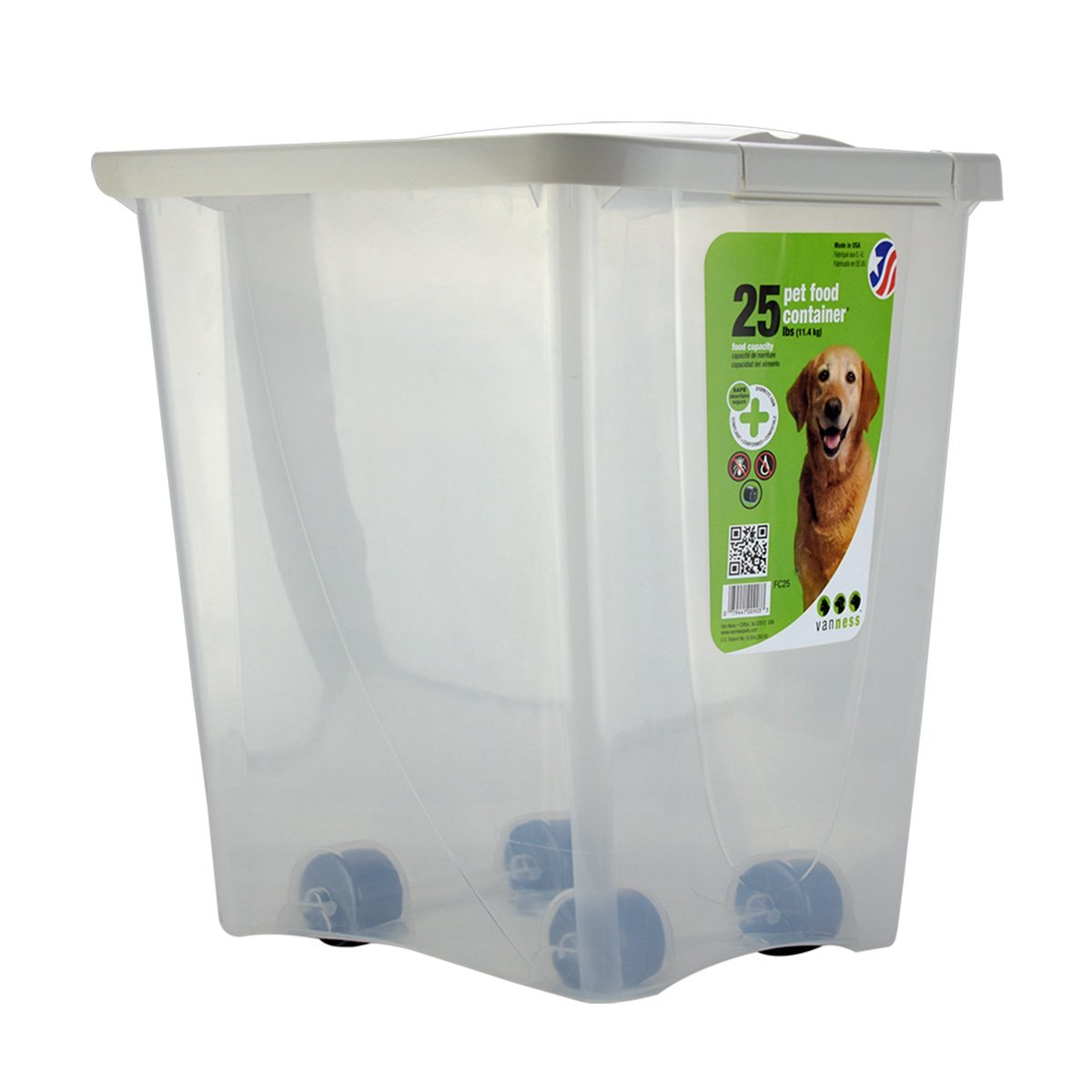 Contenedor de Alimento para Perros y Gatos de 25 Lb Acuario Lomas