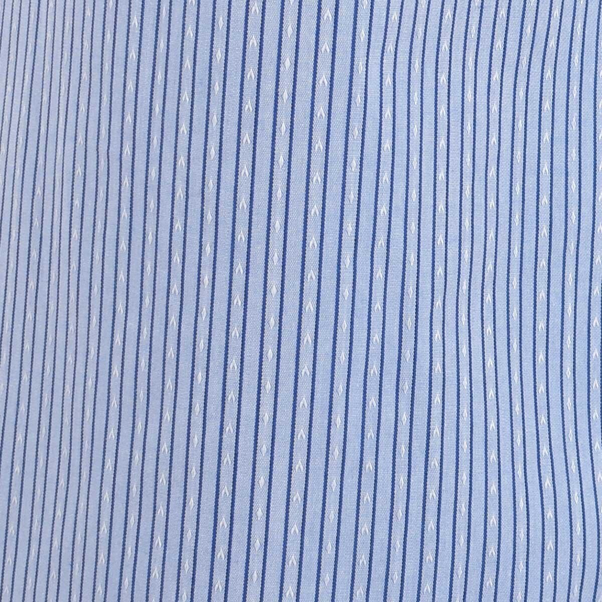 Camisa de Vestir para Caballero Manga Larga Azul Combinado Nina Ricci